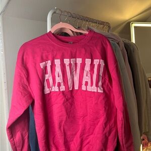 Hawaii Pink Sweatshirt